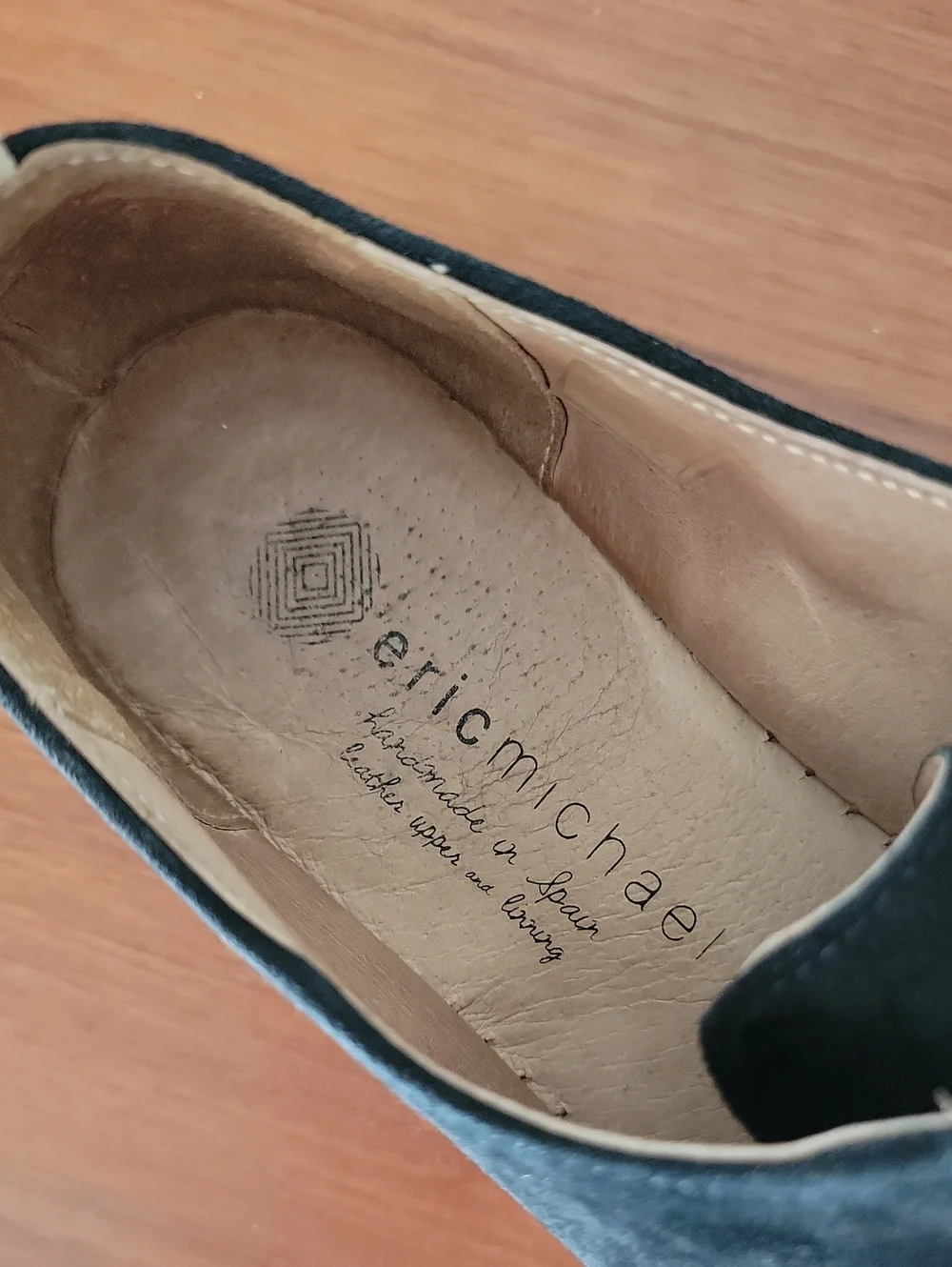 Eric Michael Serena Black Suede Espadrilles sz38/7.5